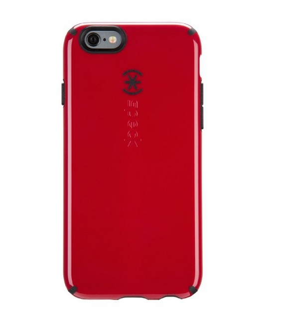iPhone 6S Case and iPhone 6 Case by Speck Products CandyShell Protective Case Pomodoro Red Black